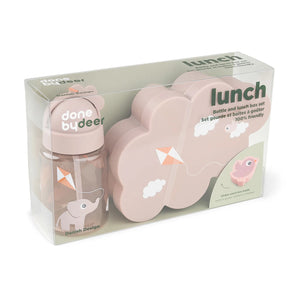 Done by deer 3 in 1 lunch box set in a white background.
