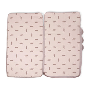 Sleeping bag with soft jersey lining.