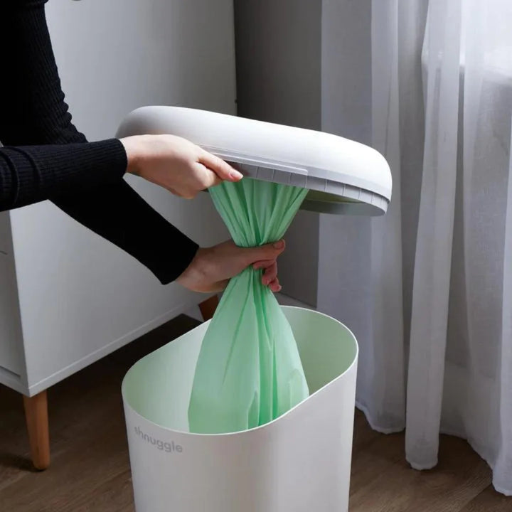 Eco friendly bags for baby diaper disposal system