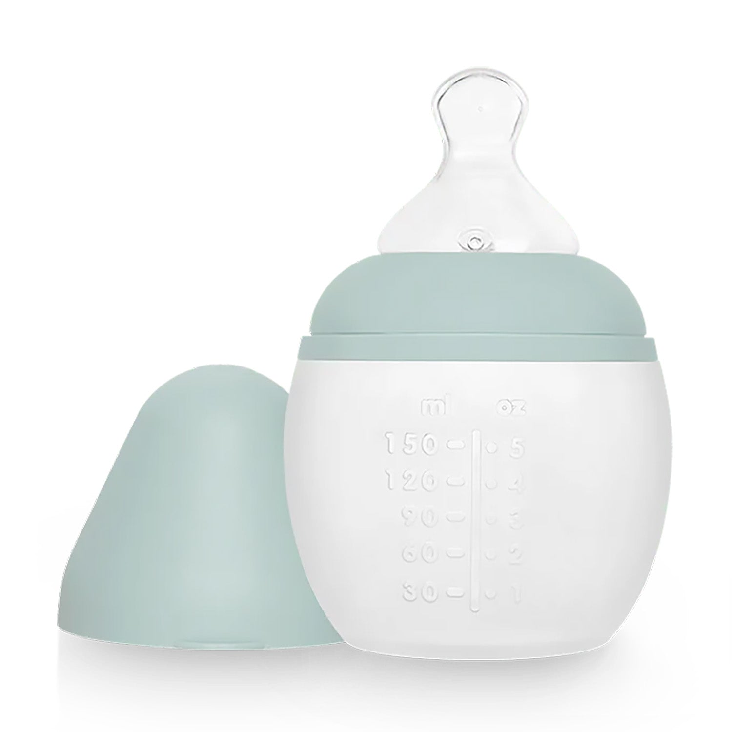 Elhée Anti-colic Silicone Baby Bottle 150ml - 0m+ (Ivy Green)