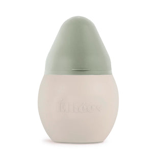 Elhee bubble bottle wit lid in a white background.