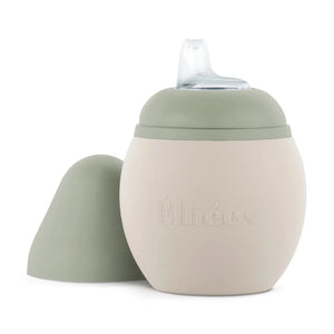 Elhee Silicone Feeding Bottle - Sand Khaki 4M