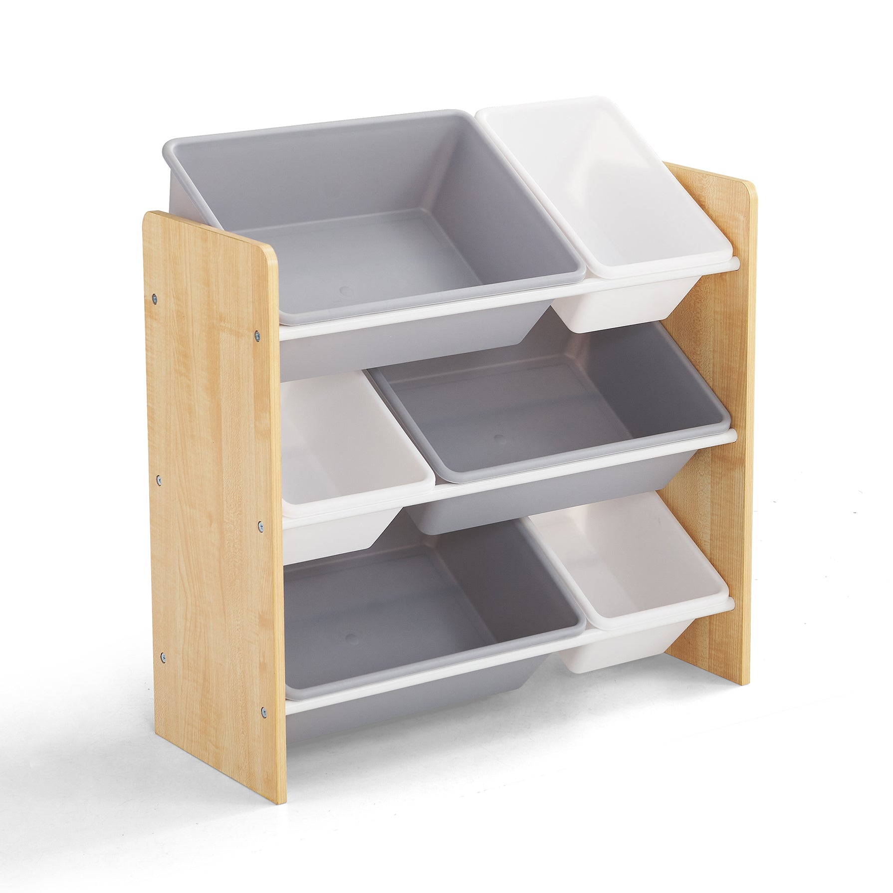 Hooga Playroom Kids Toy Storage Shelf wtih Shelves Boxes