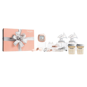 Hegen breast pump and storage containers for seamless feeding