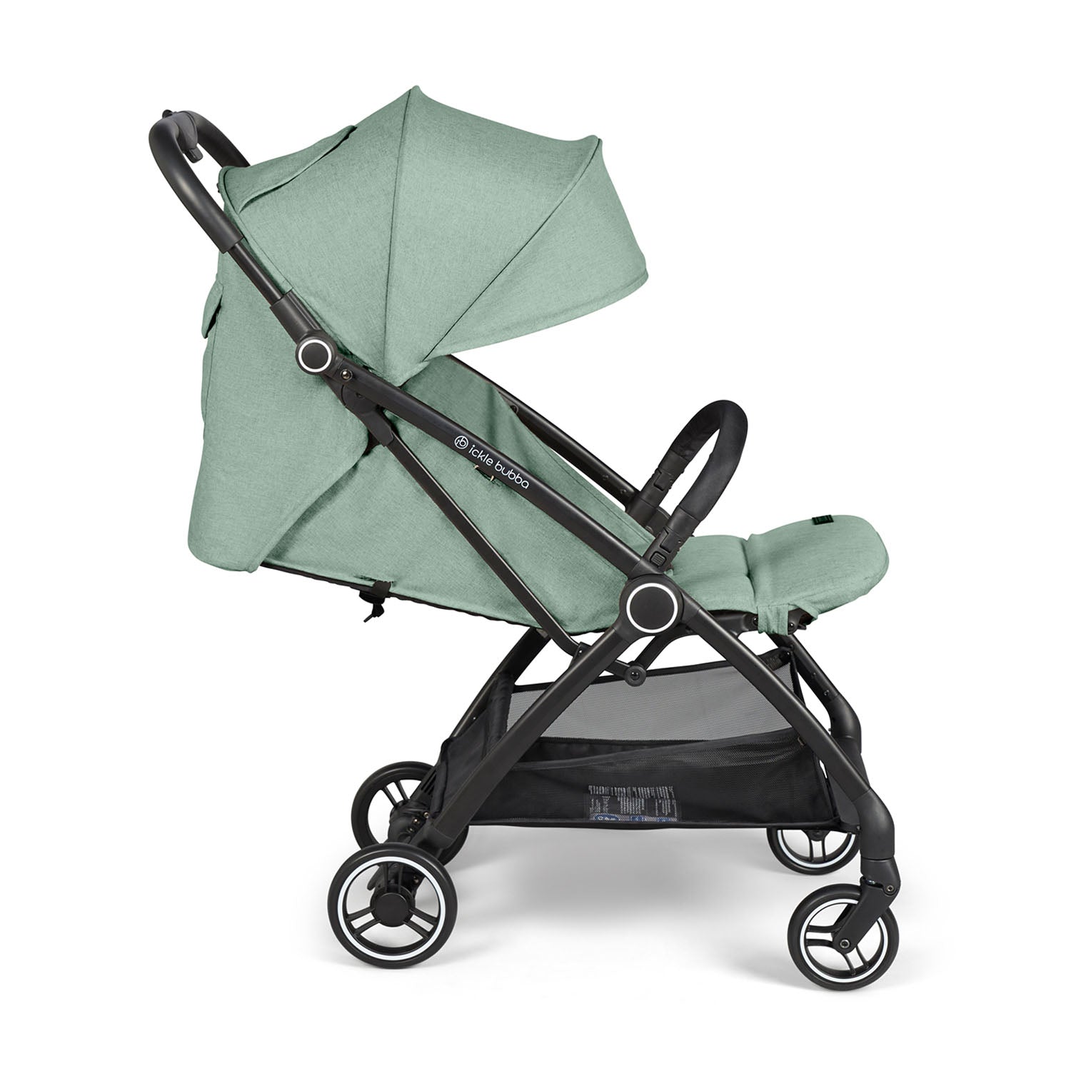 Ickle Bubba Aires pushchair has a large, accessible shopping basket.
