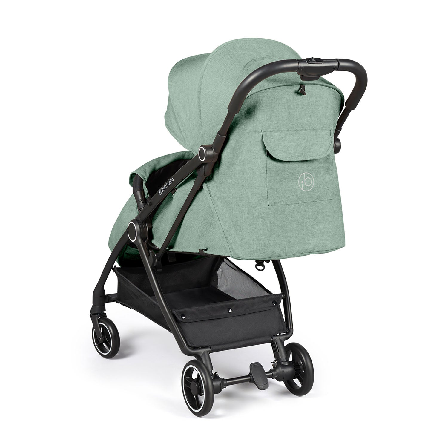 The Ickle Bubba Aires lightweight folding pram with auto-fold mechanism and adjustable leg rest.