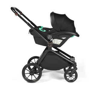 Ickle Bubba Stratus i-Size car seat integrated UPF50+ hood.