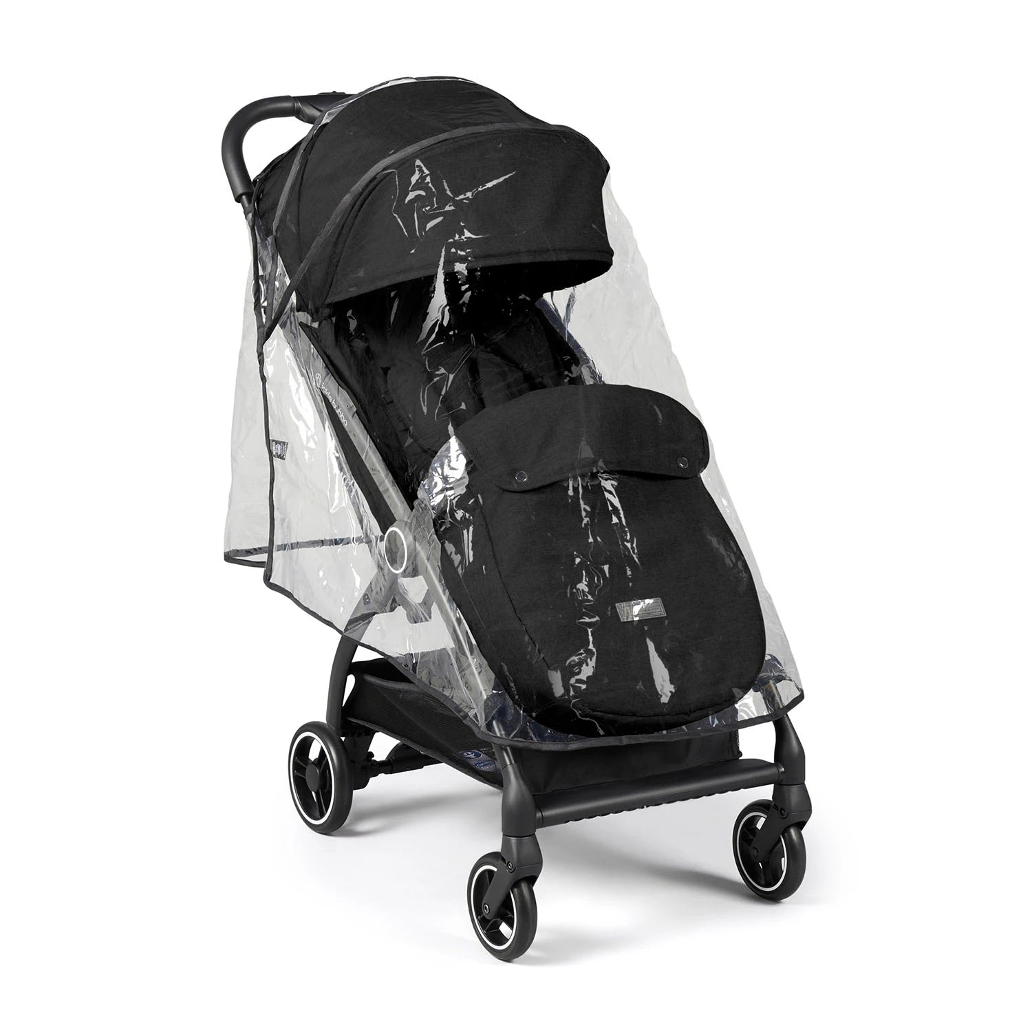 Ickle Bubba Aries Max Auto Fold Stroller Black - Main Image