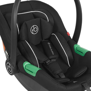 Showing Ickle Bubba logo in  Cirrus i-Size car seat.