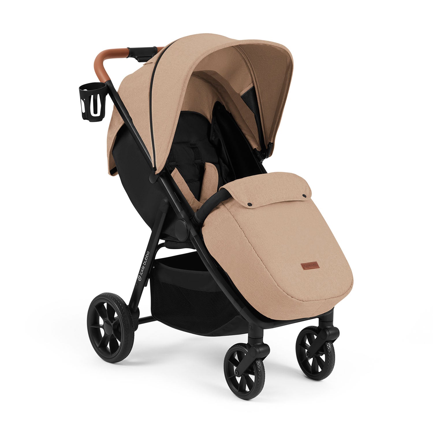 Ickle Bubba Stomp Stride Max Stroller - UPF 50+ Extendable Hood - Desert