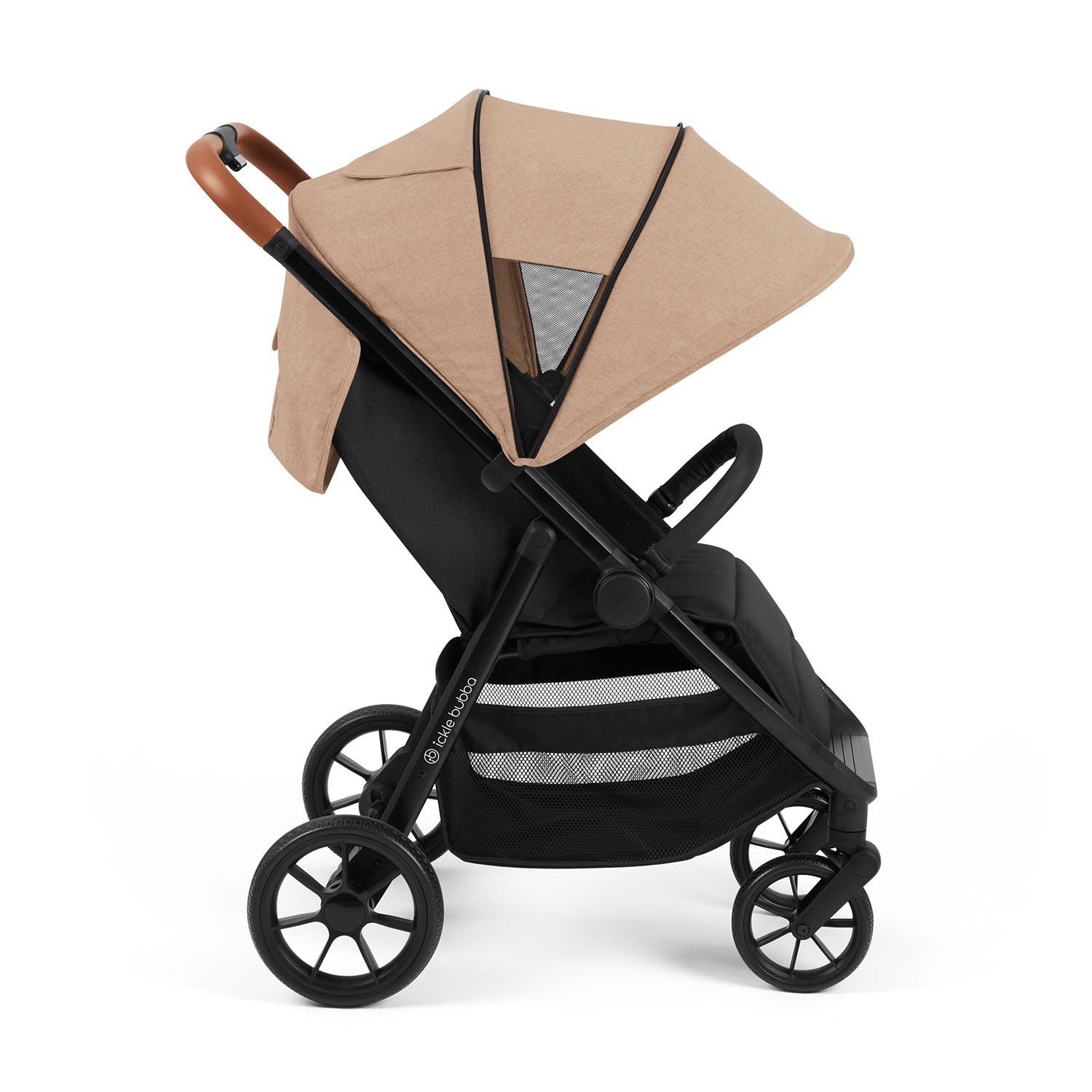 Side view of the ickle bubba stroller.