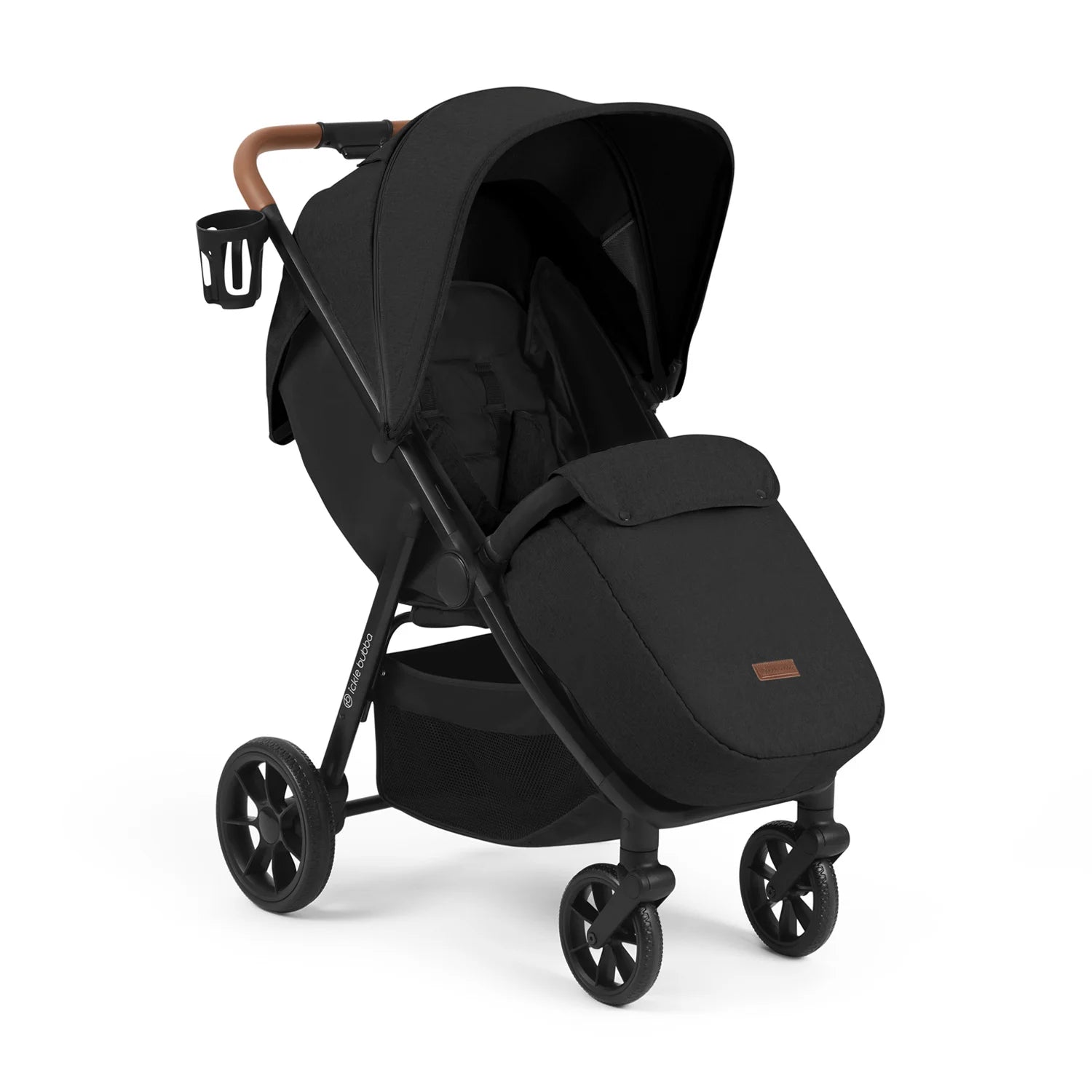 Ickle Bubba Stomp Stride Max Stroller - UPF 50+ Extendable Hood - Midnight