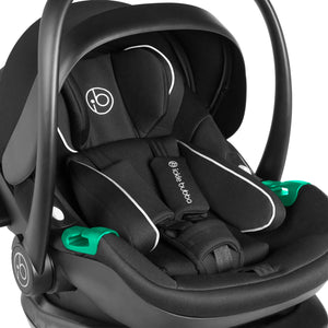 Stratus ISOFIX base showing ISOFIX connectors, support leg and stability design