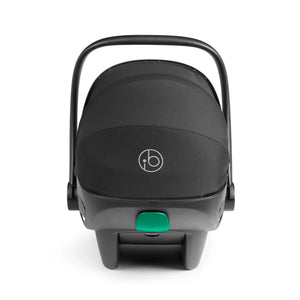 Ickle Bubba Stratus i-Size infant carrier on its own, black — lightweight portable baby seat