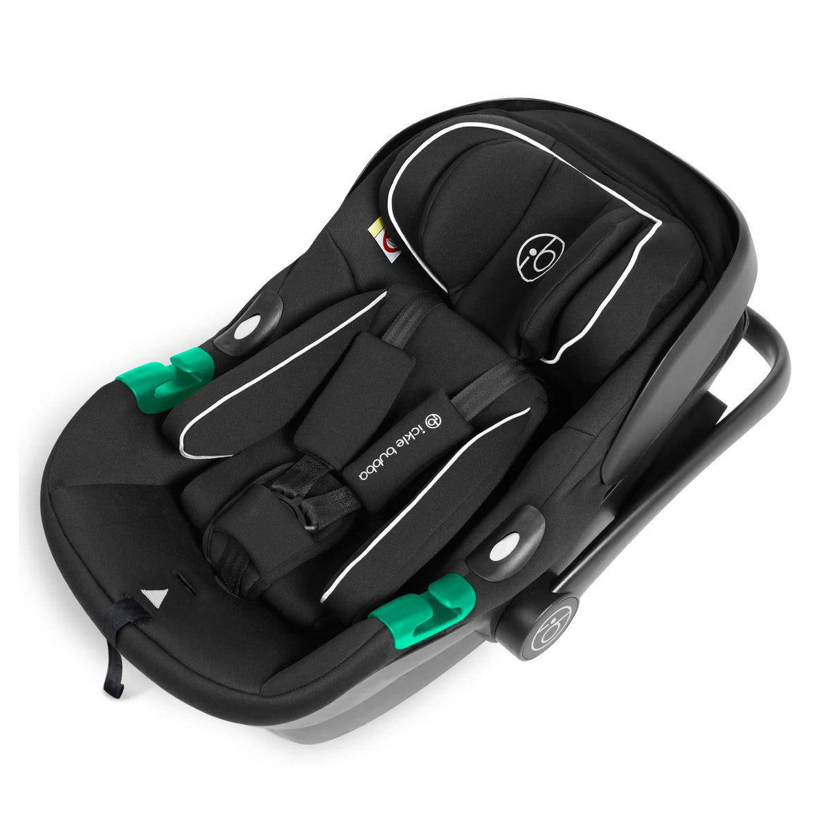 Rear view of Stratus i-Size car seat showing attachment points for base