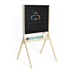 Janod blackboard with geometric magnets for kids