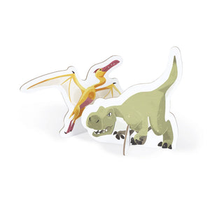 Janod giant dinosaur puzzle with colorful pieces