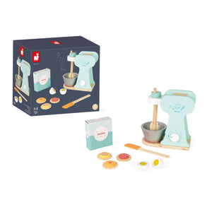 Wooden pretend play kitchen set for kids