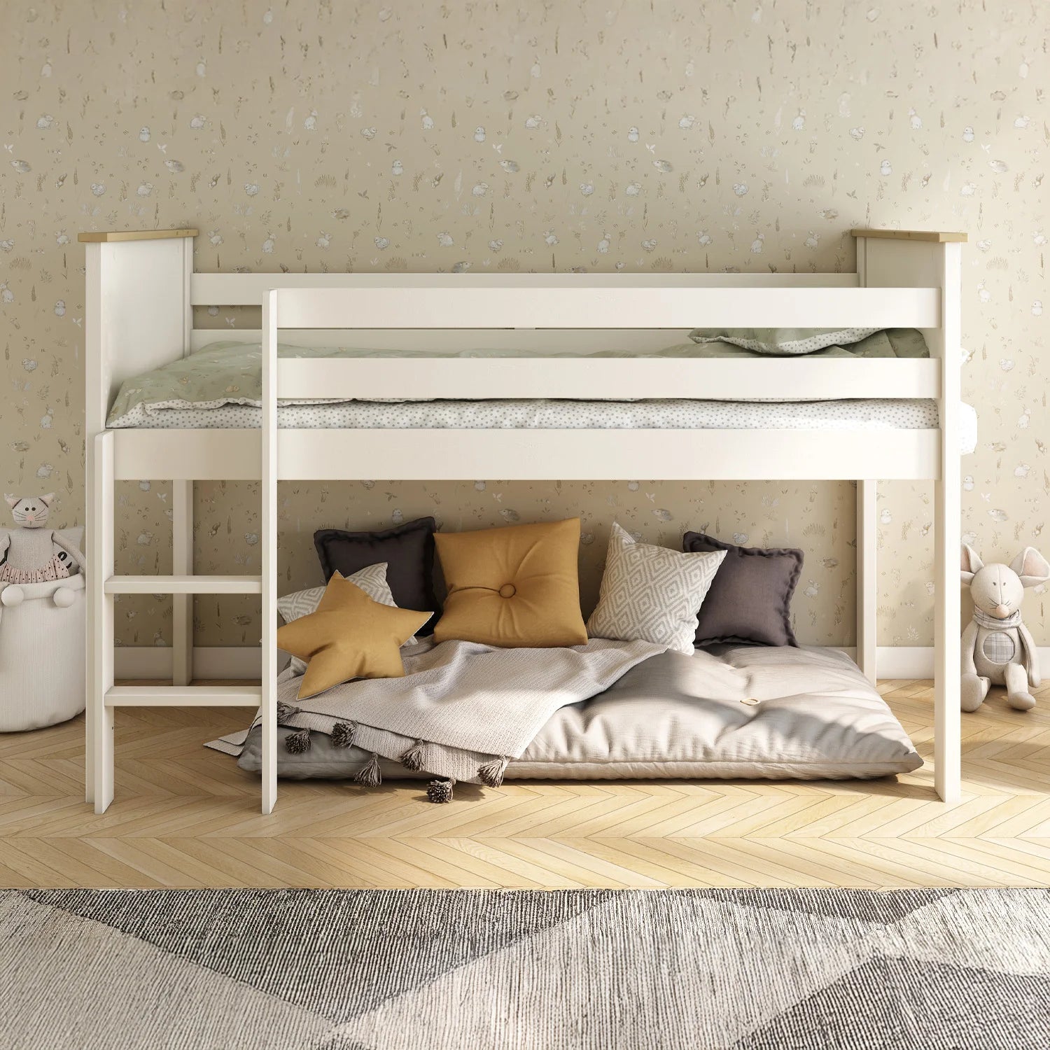 Kids Avenue Heritage midsleeper bed for kids.