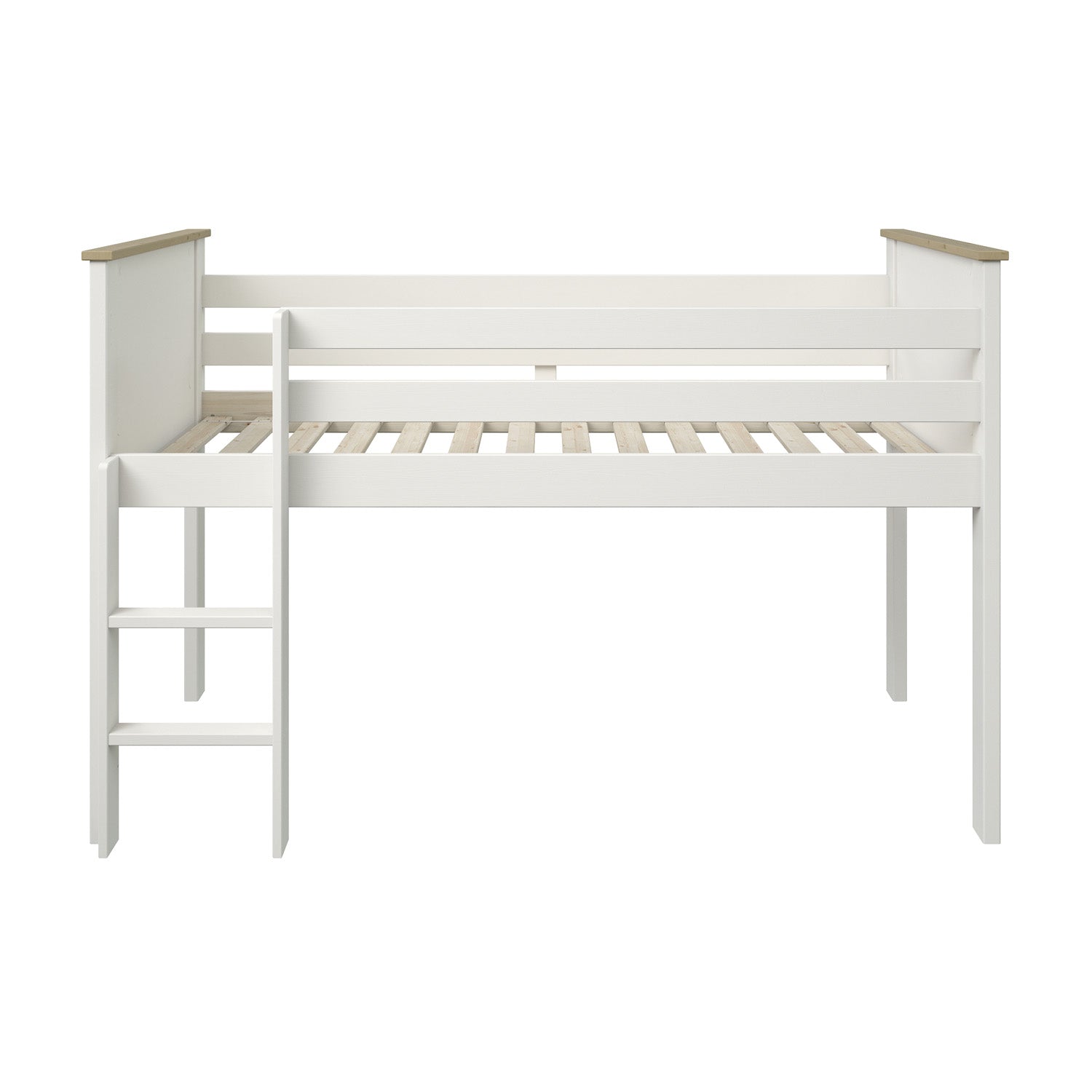 Kids Avenue Heritage midsleeper bed has a 2-step ladder.