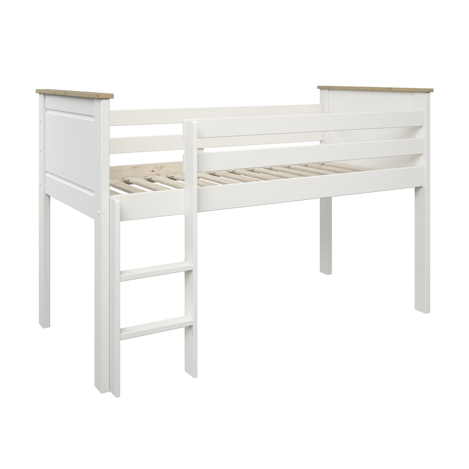 Kids Avenue Heritage midsleeper bed mad from Scandinvian Pine.