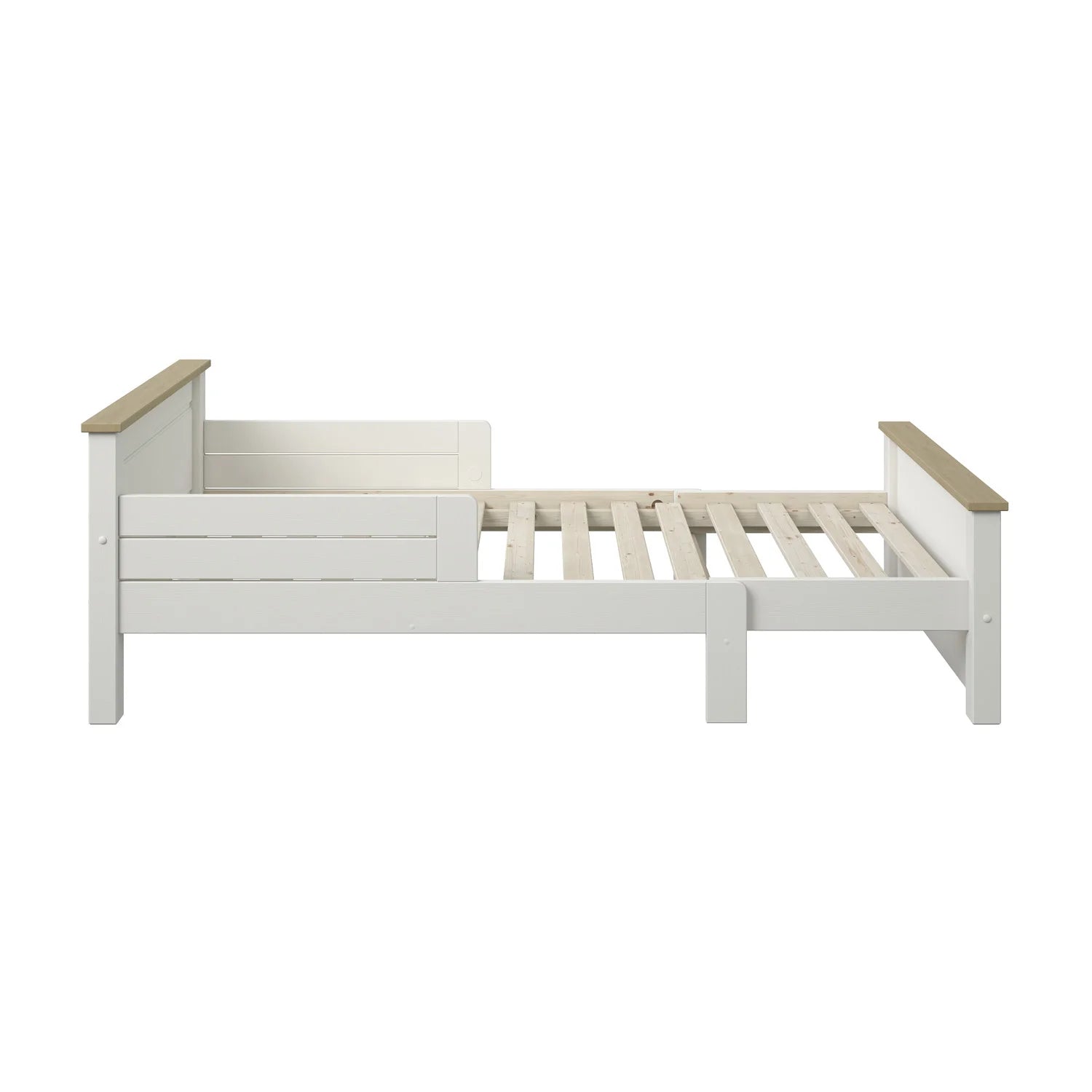 The Kids Avenue extendable bed frame for kids.