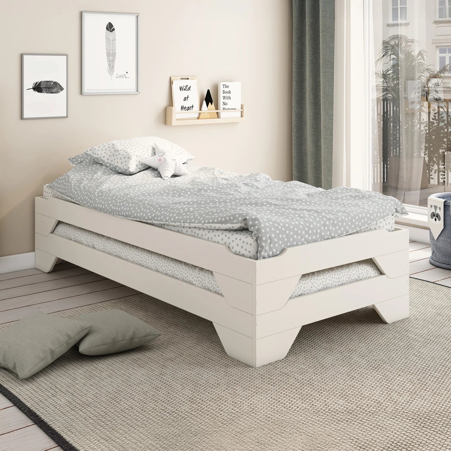 Kids Avenue Stacker Day Beds - White