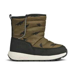 Kids Snow Boots Gayle Boot Liewood Bats Khaki