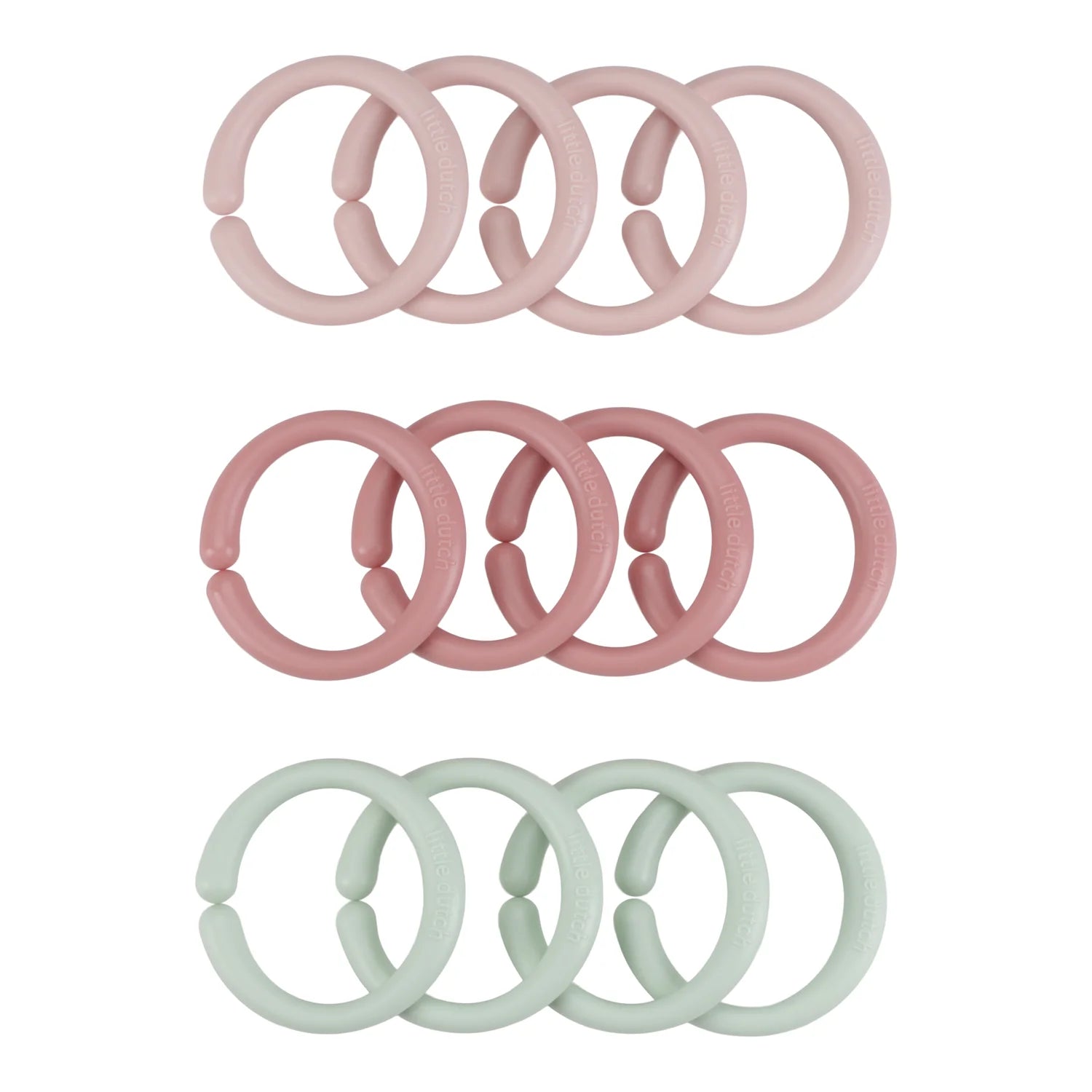 Top-down view showing all 12 loops in the set