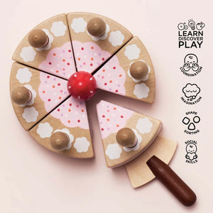 Eco-friendly wooden toy for imaginative play.