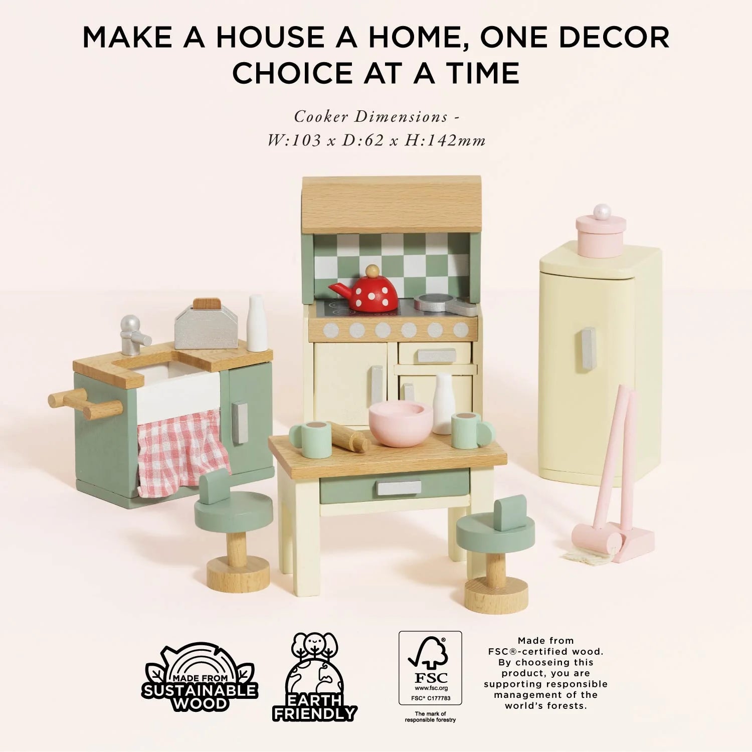Le Toy Van Dolls House Kitchen Furniture