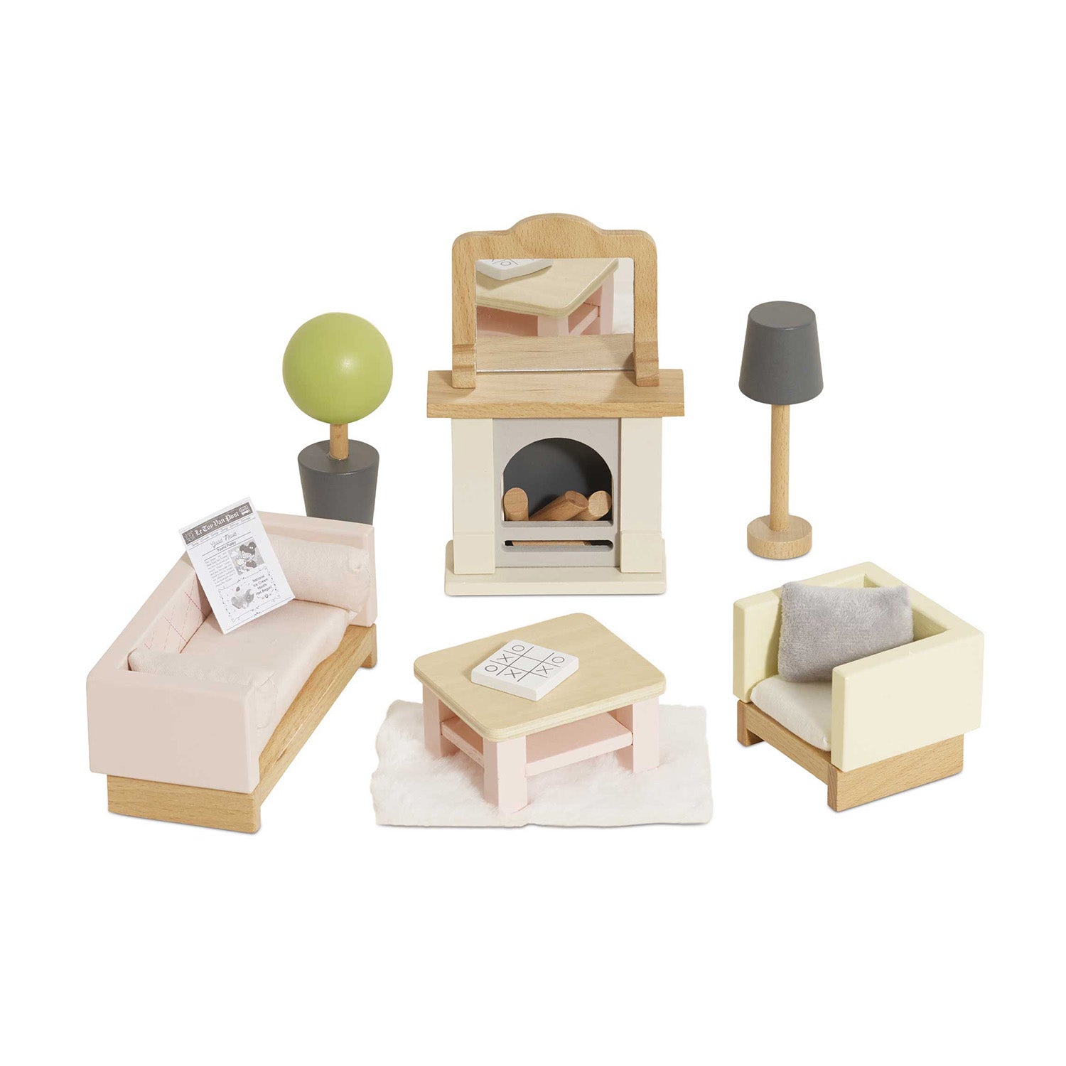 Le Toy Van Wooden Dolls Living Room Furniture Set