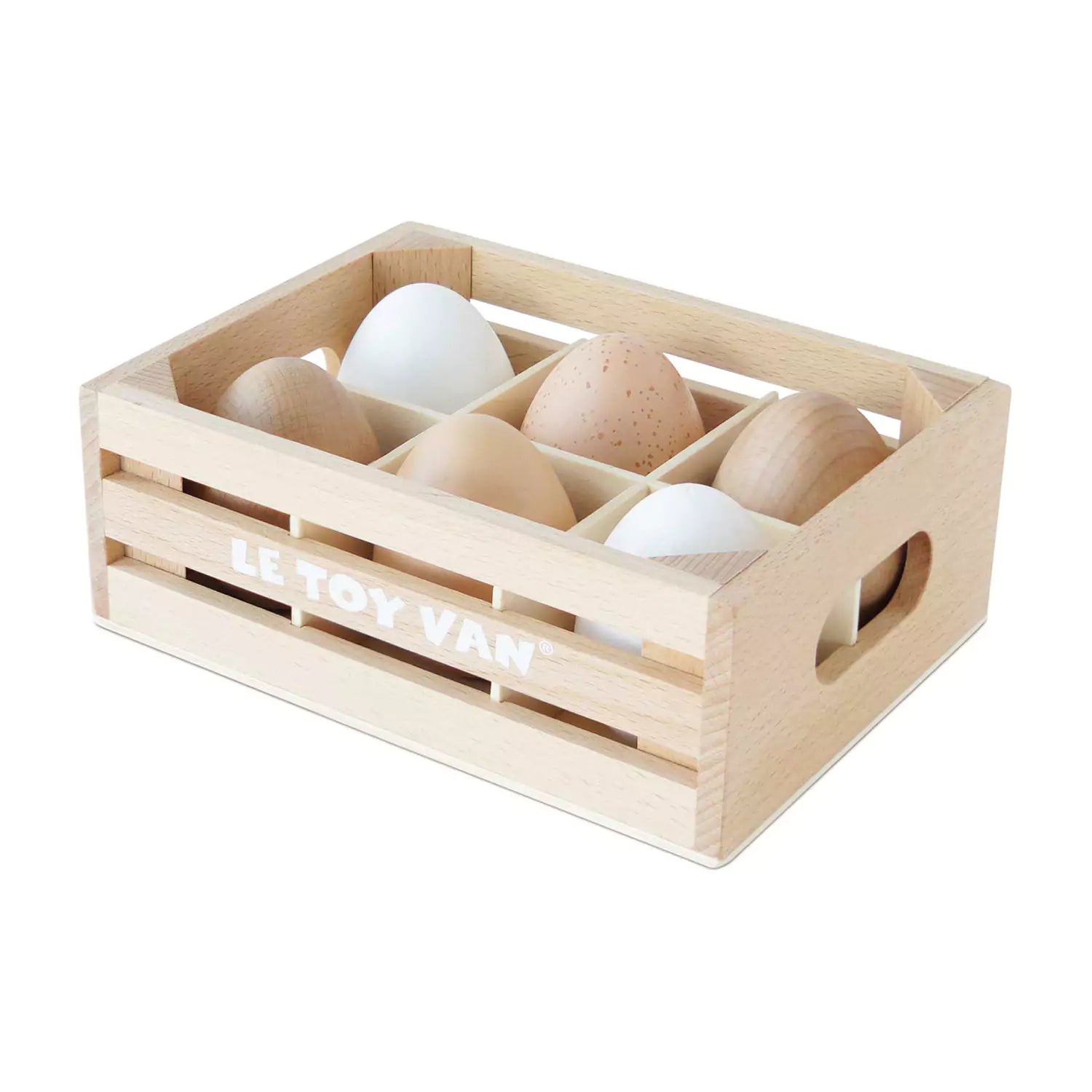 Le Toy Van Honeybee Market - Farm Eggs Half Dozen Crate