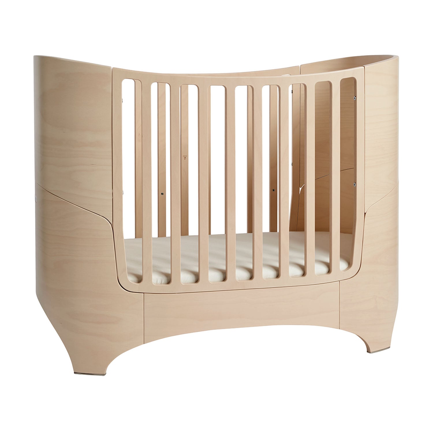 Leander Classic crib prepared for newborn arrival.