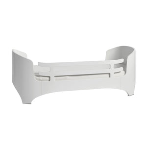 Leander bed showing long-lasting convertible construction