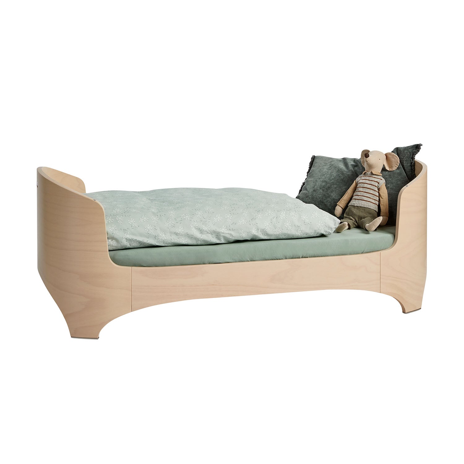 150 cm junior bed created using Leander junior kit.