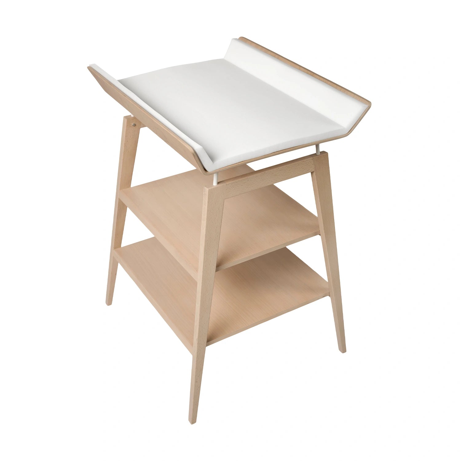 Leander Linea changing table with foam in beech colour.