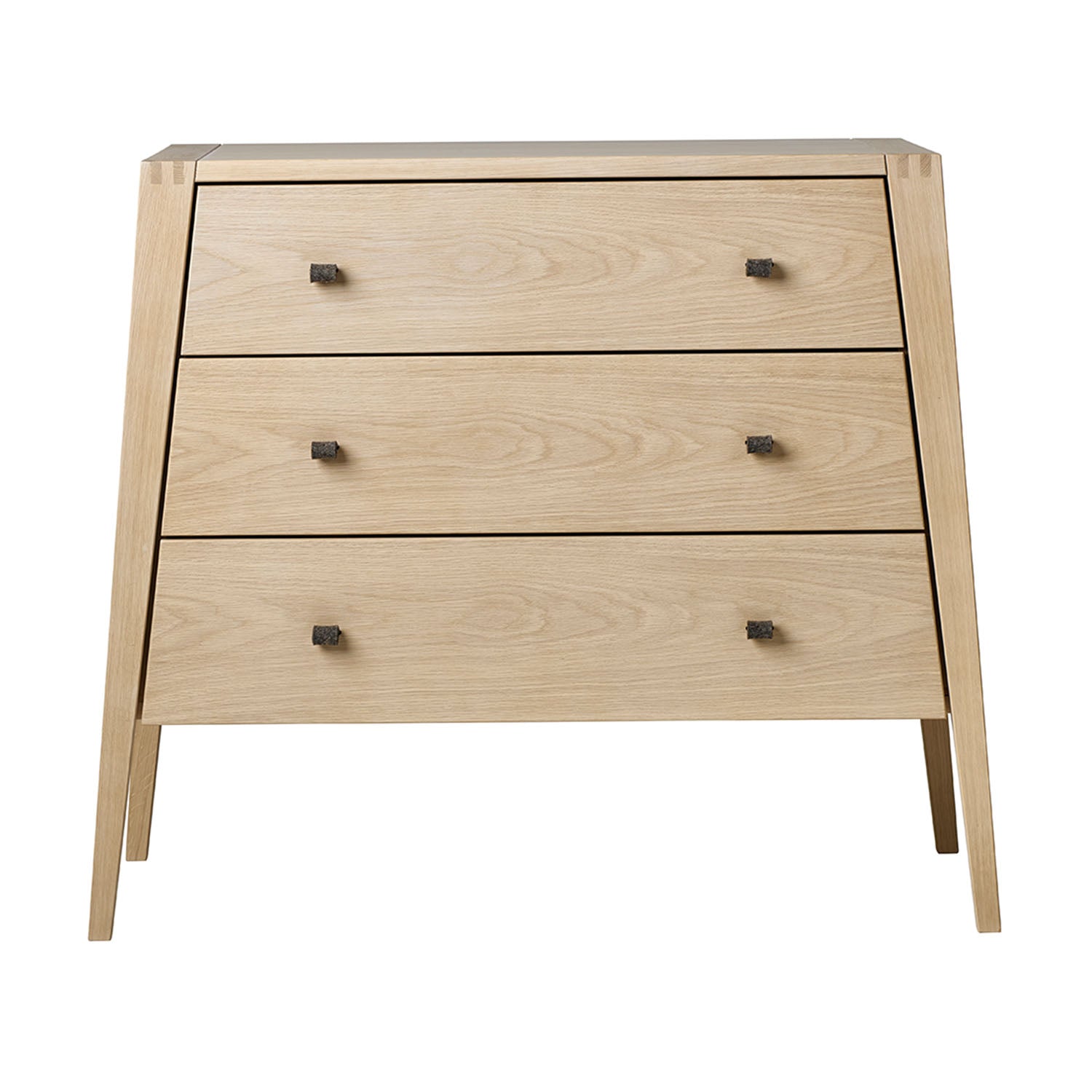 Leander linea dresser with 3 drawers.