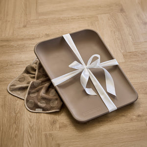 Leander Matty™ baby changing mat with organic cotton topper