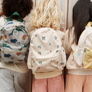 Lifestyle image of liewood backpack.