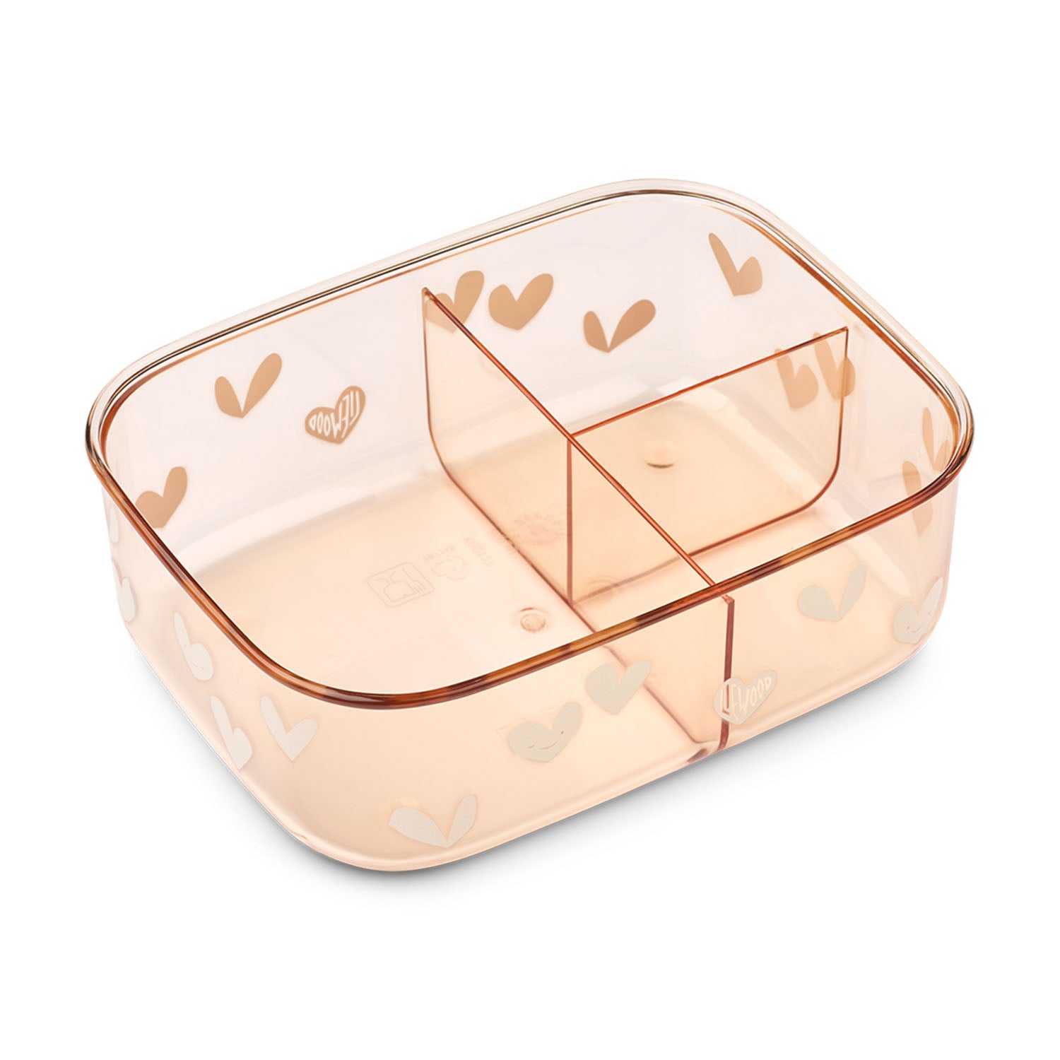 Open arthur lunchbox with 3 compartment.