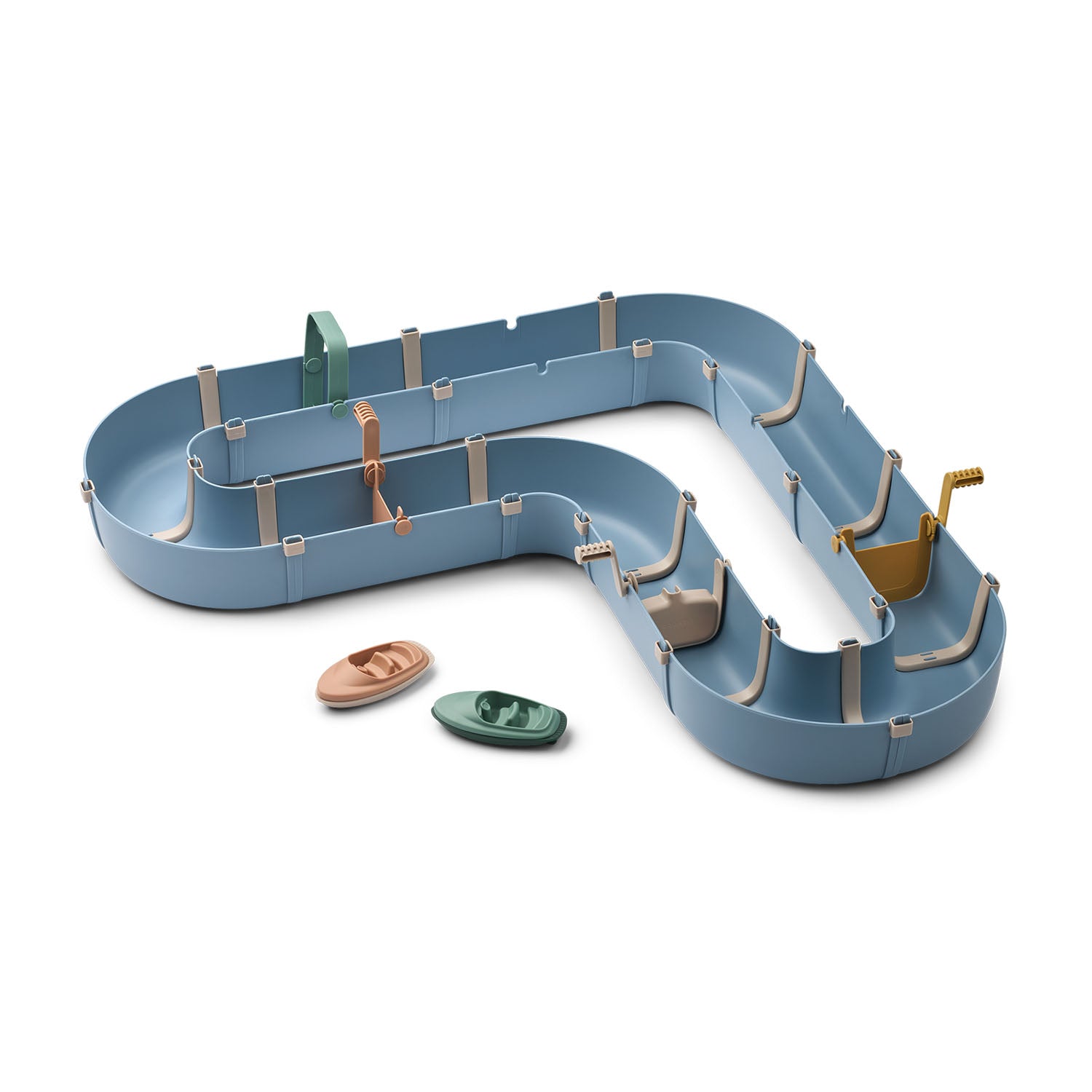 Liewood Cassian Waterway play set in Beach Blue / Multi Mix