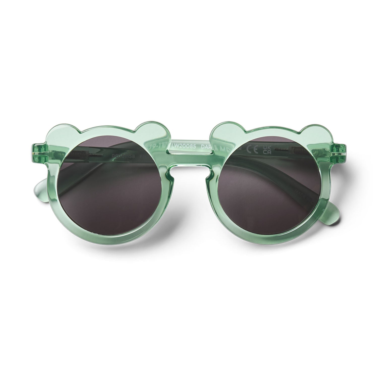 Close view of liewood darla sunglass in a white background.
