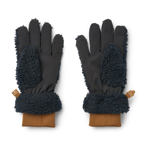 Liewood Demi Pile Gloves - Classic Navy Kids Winter Gloves