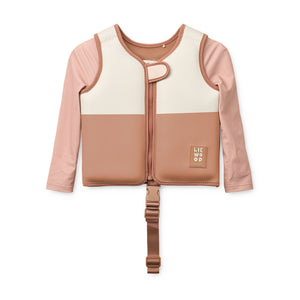 Liewood swim vest in soft sleeve design for added comfort and support.