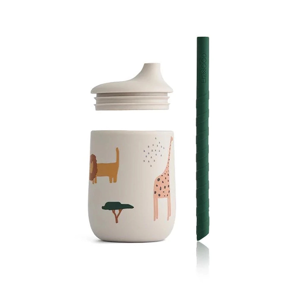 ELLIS sippy cup showing detachable straw