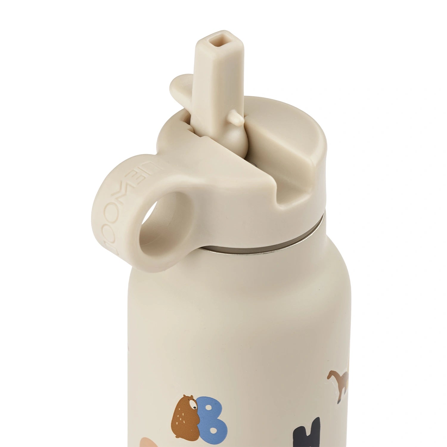 Liewood Falk Kids Drinking Bottle 350ml - Alphabet/Sandy