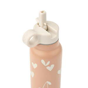 Leakproof Liewood water bottle with soft silicone.