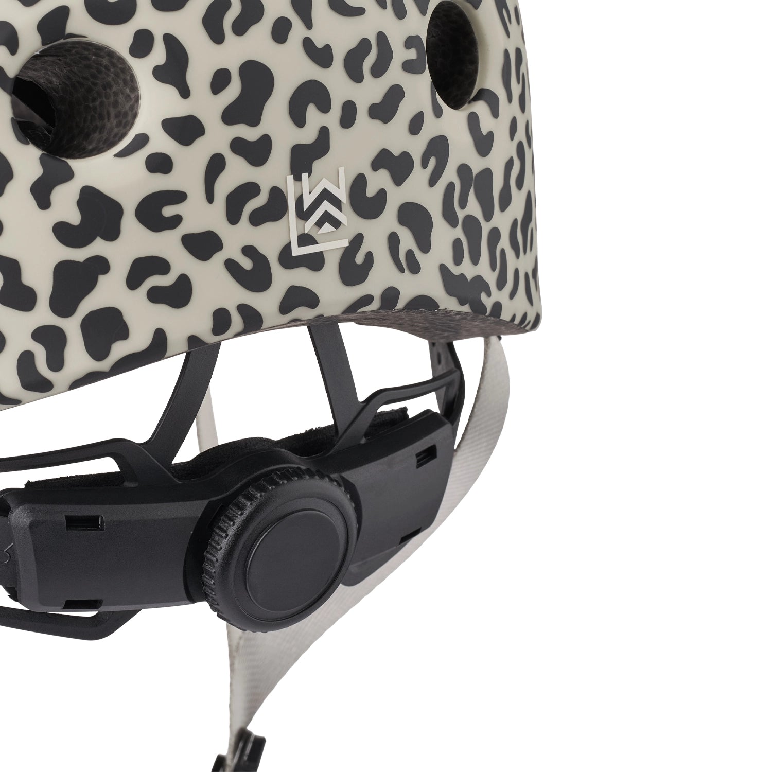 Close-up of buckle closure for secure fit.