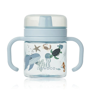 Liewood Kylo Tritan Sippy Cup - Sea Creatures Sandy